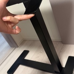 IKEAサイドテーブル　デスク　高さ調節可能　の画像