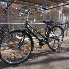 パナソニック　レトロ調　２６インチの実用車です。　前後タイヤ新品...