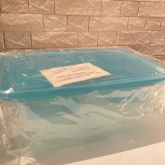 カクセー　クリアブルーコンテナ 6個セット　食品保存　お弁当箱の画像