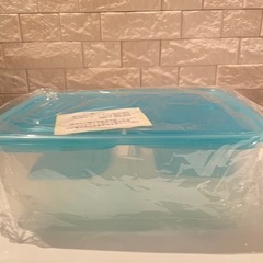 カクセー　クリアブルーコンテナ 6個セット　食品保存　お弁当箱の画像
