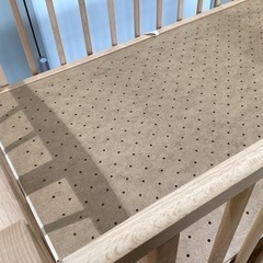 ベビーベッド(ワンタッチ式)【町田市再生家具】242912の画像