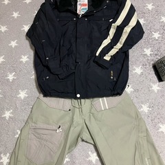 スノボウエアーゴーグルグローブセットの画像