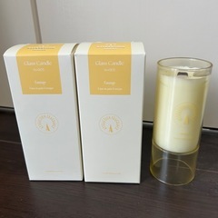 【新品】ガラスキャンドル