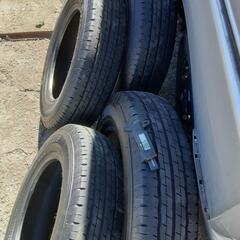プロボックス等　中古タイヤ　4本セット　155/80R14
