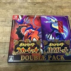 【ジャングルジャングル深井店】★NINTENDO SWICHI 任天堂スイッチ ソフト ポケットモンスター スカーレット&バイオレット ダブルパック 堺市 深井 【FU1848】の画像