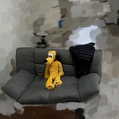 【引き渡し決定
】ニトリ　コンパクトソファ