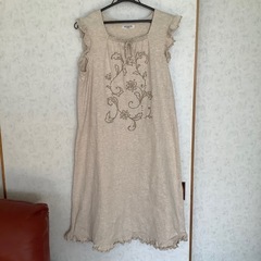 VASSARETTE ルームウェア　刺繍　フリル　ノースリーブ ...