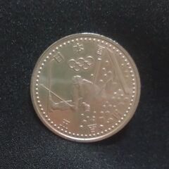 長野オリンピック記念コイン５００円硬貨モーグルの画像