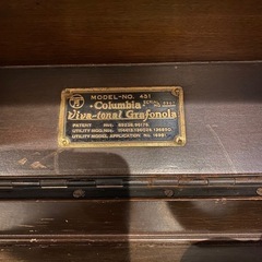 コロンビア 手巻きゼンマイ式 蓄音機
