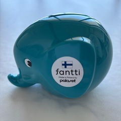 フィンランド製　ゾウ　貯金箱　新品未使用の画像