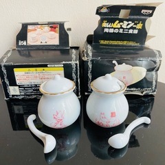 ムーミンの陶器のミニ食器2個セット★当時物の画像