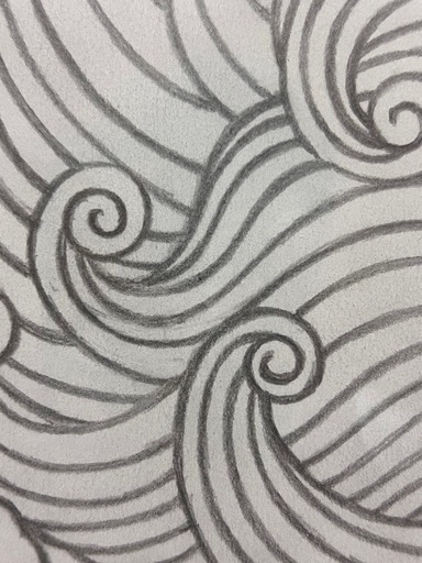 シーサーメス鉛筆画