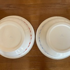 部屋に飾っていました‼️ホーロー風の大きな花柄洗面器‼️直径約36センチ‼️2個‼️の画像