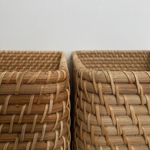 《取引中》無印良品　ラタン　籠　3点