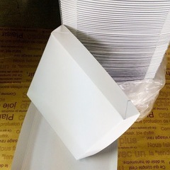 ジッパー ケーキトレー 菓子ギフト用　紙トレー　 50コ　在庫処分の画像