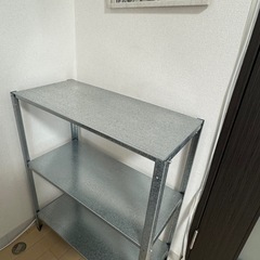 IKEA 棚　シルバー　ヒュッリス　