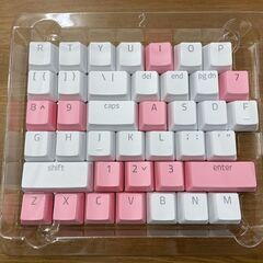Razer PBT Keycap + Coiled Cable Upgrade Set キーキャップ&コイルケーブルセット レイザー PC周辺機器 現状品 札幌市手稲区の画像