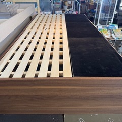 予約済み　ニトリ　シングルベッドフレーム（マットはおまけ）の画像