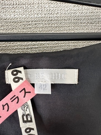 美品✨トゥービーシック　大きいサイズ　ドッキング　ワンピース　プリーツ　42