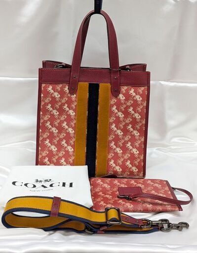 【コーチ】79366 フィールド 2WAY ハンドバッグ☆ＡＢ品☆質屋 ユニオン本通店 COACH