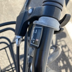 アサヒ　26インチ　七段階ギア　オートライトクロスバイク自転車の画像
