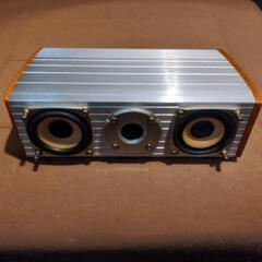 【格安でお譲りします】希少　DENON製　アルミボディ　スピーカー 　3台　の画像