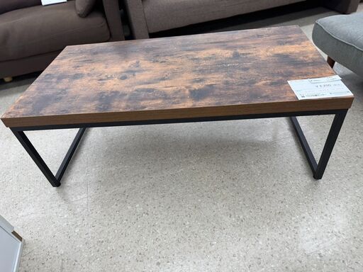 ★ジモティ割あり★  テーブル 茶色 H37.5×D55×W104.5 クリーニング済み TJ10657
