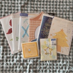 クリスマスカード　バースデーカード　ポストカード　まとめ売り　8枚
