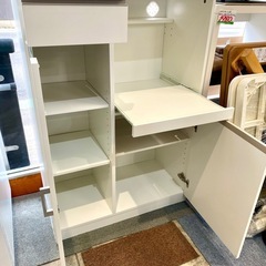 ニトリ レンジ台 レンジボード ホワイト 中古 家具 仙台 買取 フォルムNの画像