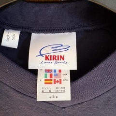 未使用　adidas KIRIN  コラボTシャツ　Lサイズの画像