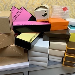 菓子ギフトBOX  コート紙オレンジ　50個の画像