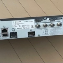 【受渡先確定】SHARP ブルーレイディスクレコーダーの画像