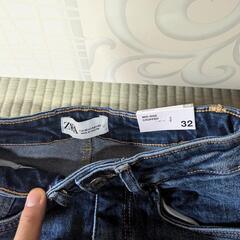 【3連休中に引き取れる方半額でお渡しします！！！】【新品未使用タグ付き】ZARA CPOP FLARE レディースデニムの画像