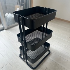 IKEA ワゴン 黒  