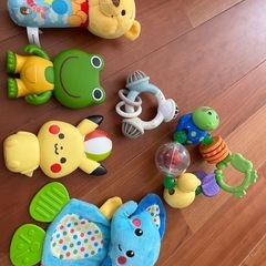 知育玩具　ピカチュウ　ゾウ　かえる　プーさん