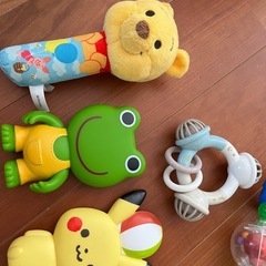 知育玩具　ピカチュウ　ゾウ　かえる　プーさんの画像