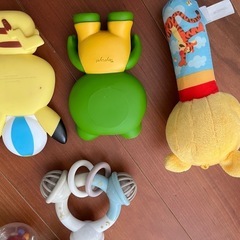知育玩具　ピカチュウ　ゾウ　かえる　プーさんの画像