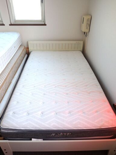 新札幌◆NITORI/ニトリ セミダブル用マットレス Nスリープ ハードH3-02CR◆ 寝具 マットレス 290mm×1200mm×1970mm No.3110