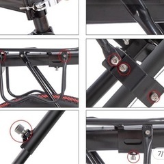 バイク自転車カーゴラックの画像