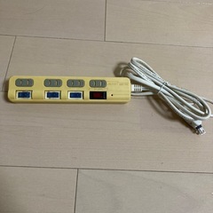 電源タップ　2m 4個口