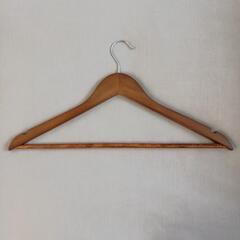 夢の家　木製ハンガー　茶褐色の画像