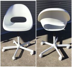 177  IKEA イケア　１人掛 チェア キャスター付  座面高さ41～52㎝の画像