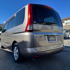 🉐【支払い総額22万円】車検令和8年3月26日H19年式 セレナ ナビフルセグ　バックカメラ　ETC パワスラ　タイミングチェーンPW調子良好 乗って帰れる！の画像