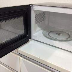 （1/29受渡済）JT10076【電響社 電子レンジ】美品 2024年製 DR-G1721F 家電 キッチン ターンテーブル 横開きの画像