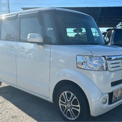 【支払総額25.8万円】h26年式NBOX +4WDターボ車検令和9年2月 機関良好！両側パワスラ 修復歴無し クルコン パドルシフトの画像