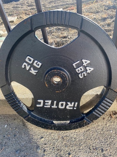 筋トレ プレート 20kg
