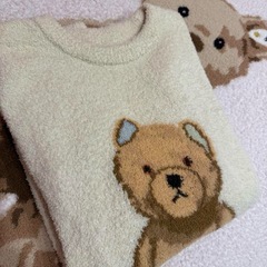 ジェラートピケオム　ベア　セットの画像