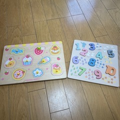木製パズル2個セット