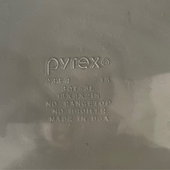 パイレックス キャセロール ベイキングディッシュ 233-R 耐熱皿の画像