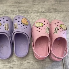 すみっこぐらし　クロックス風サンダル　双子
